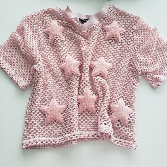 FOREVER 21 Cotton Candy Pink Top